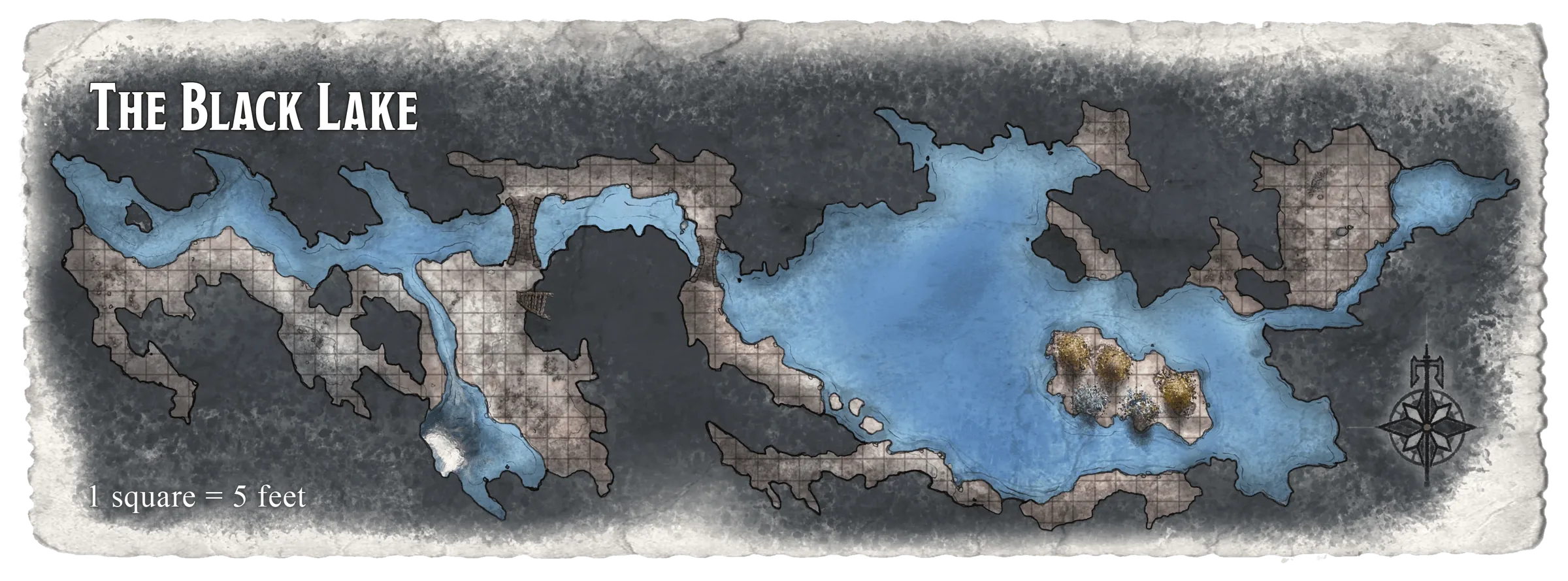 Map of the Black Lake