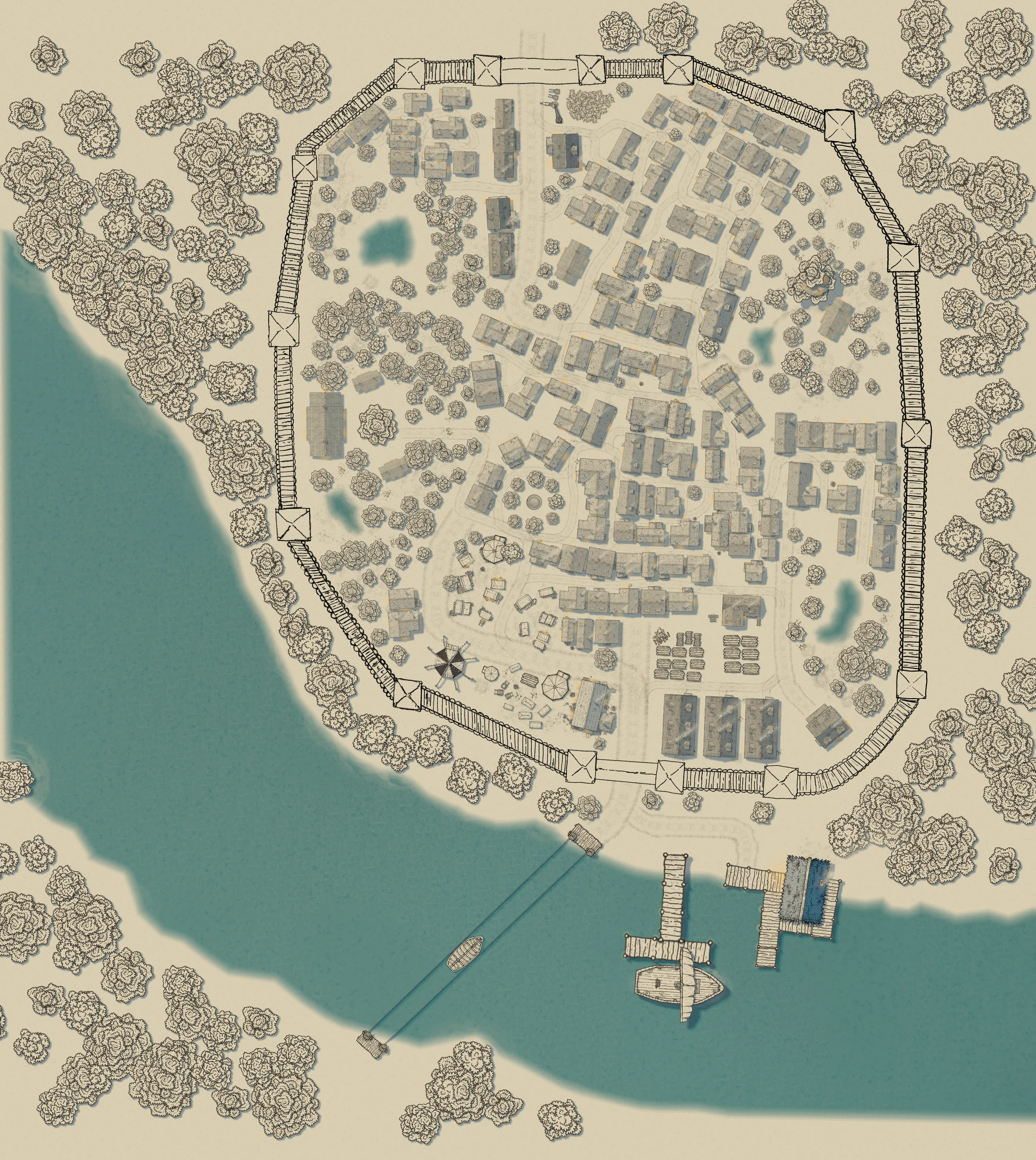 Map of Erhadell