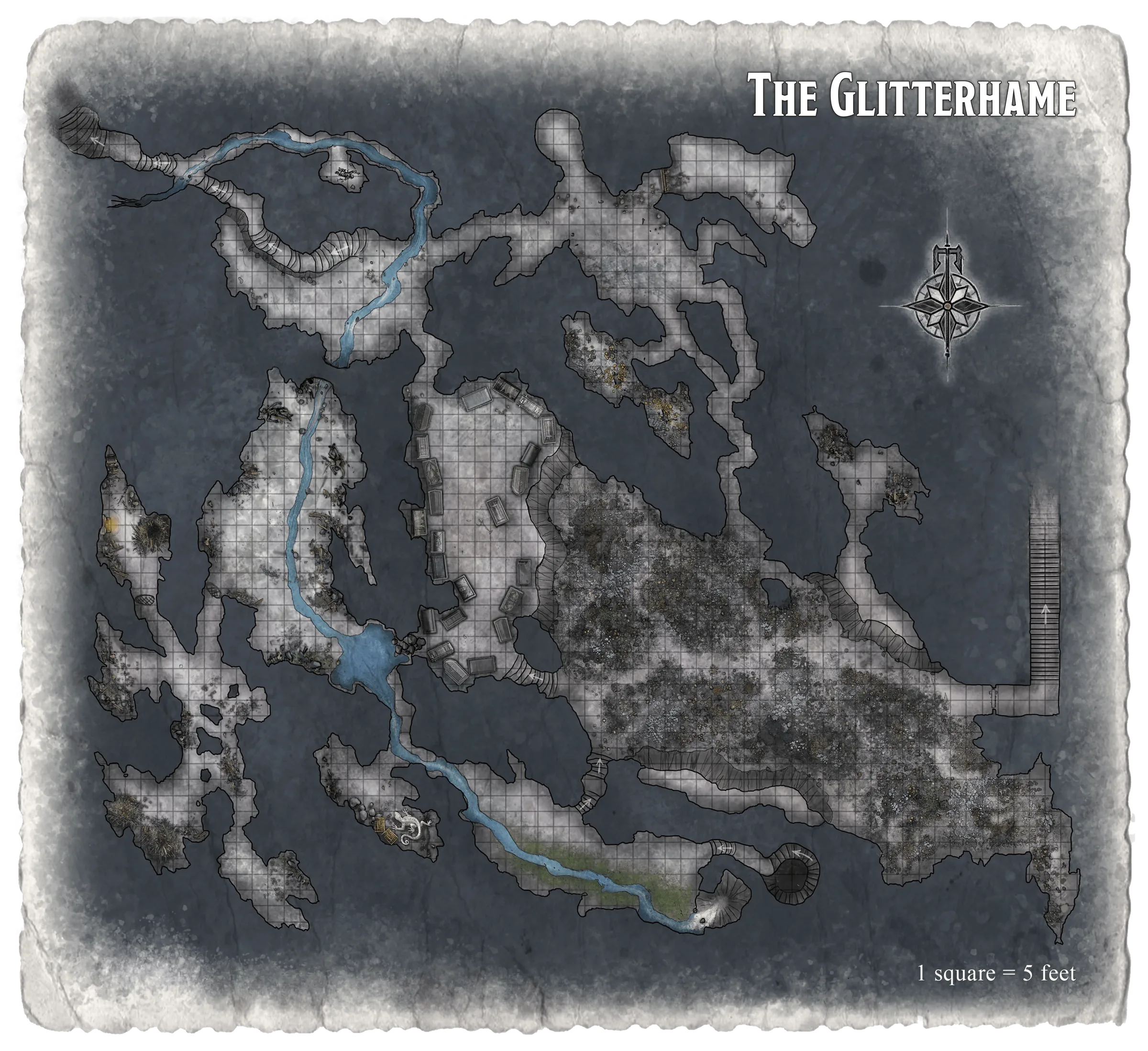 Map of the Glitterhame